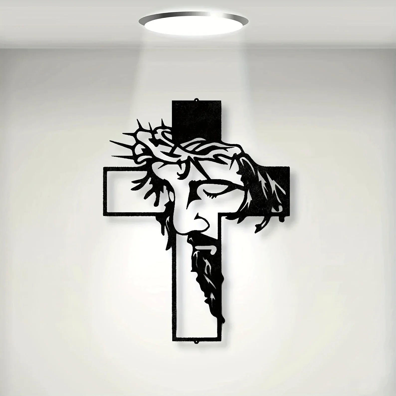 Rustic Jesus Cross Wall Art