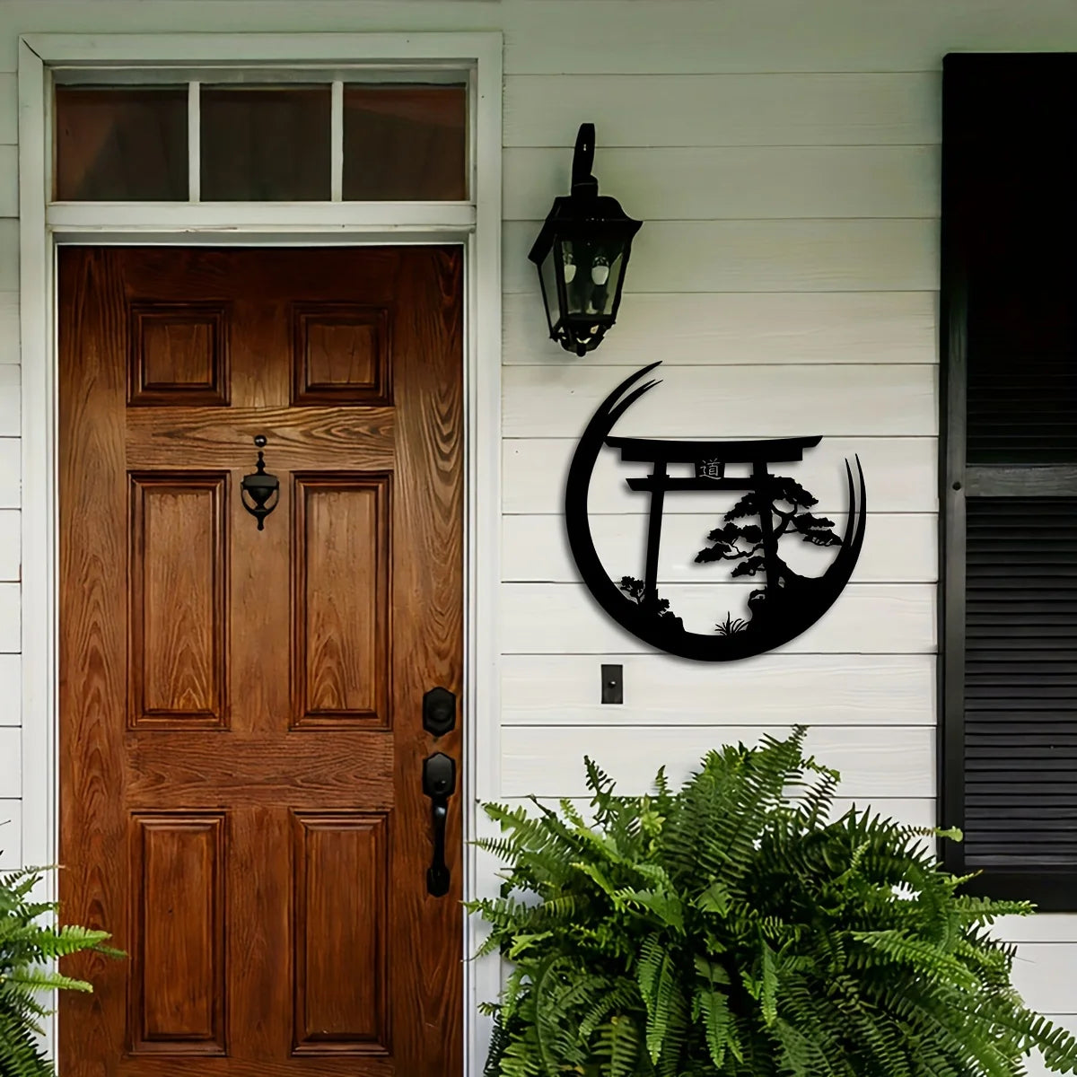 Zen Torii Gate Metal Wall Art
