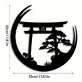 Zen Torii Gate Metal Wall Art