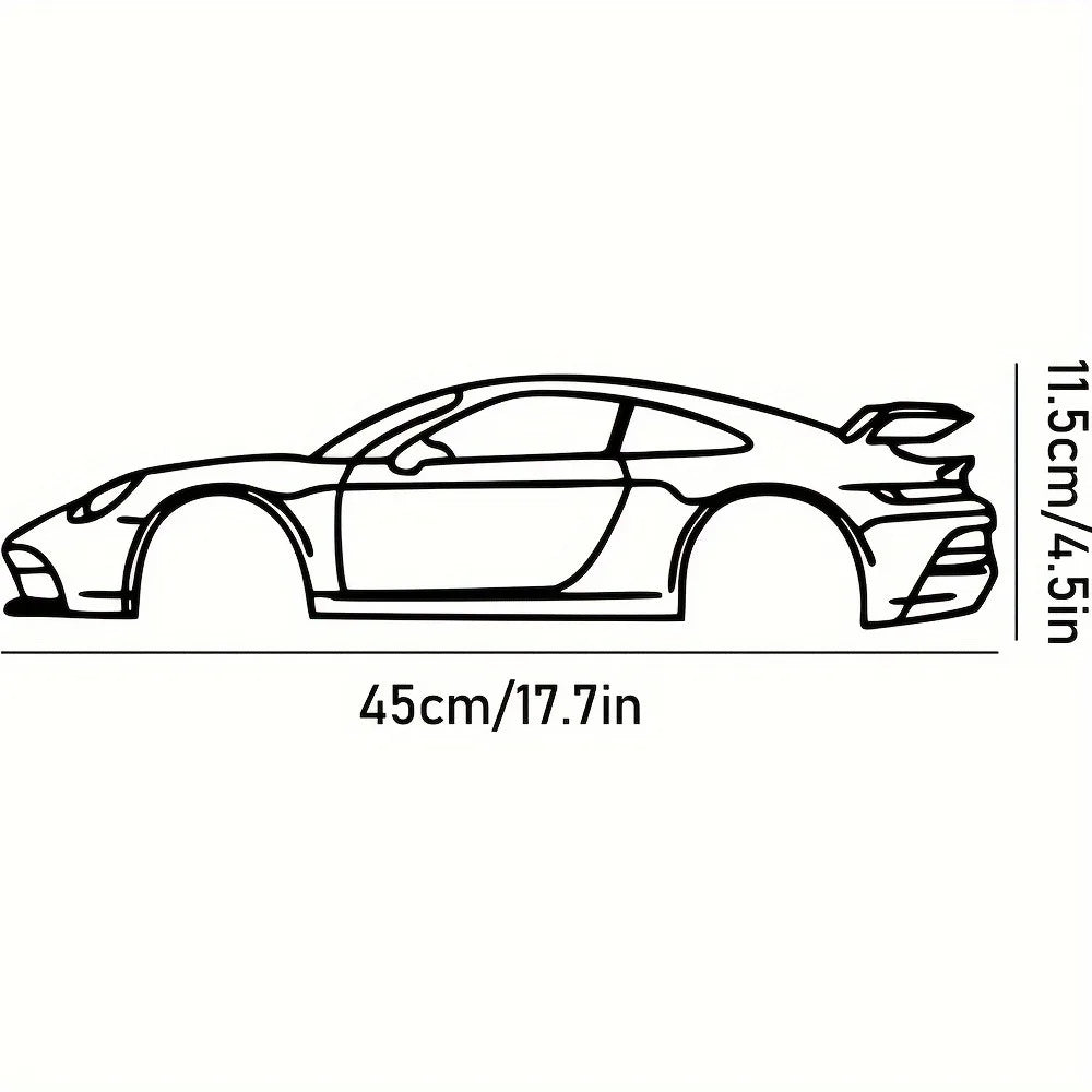 Performance Sports Car Metal Wall Art Collection