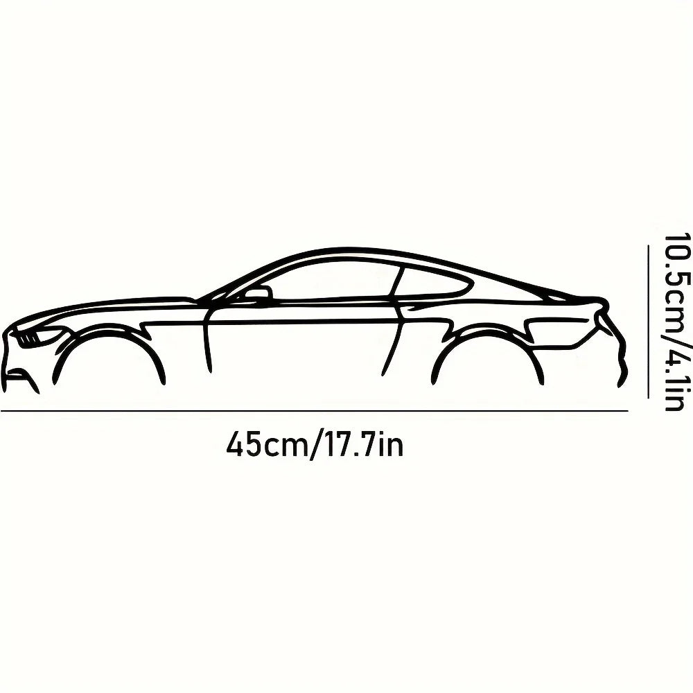 Performance Sports Car Metal Wall Art Collection