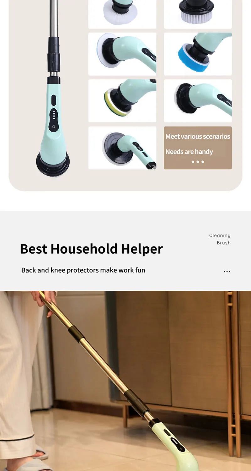 SpinForce™ 9-in-1 Electric Cleaning Brush