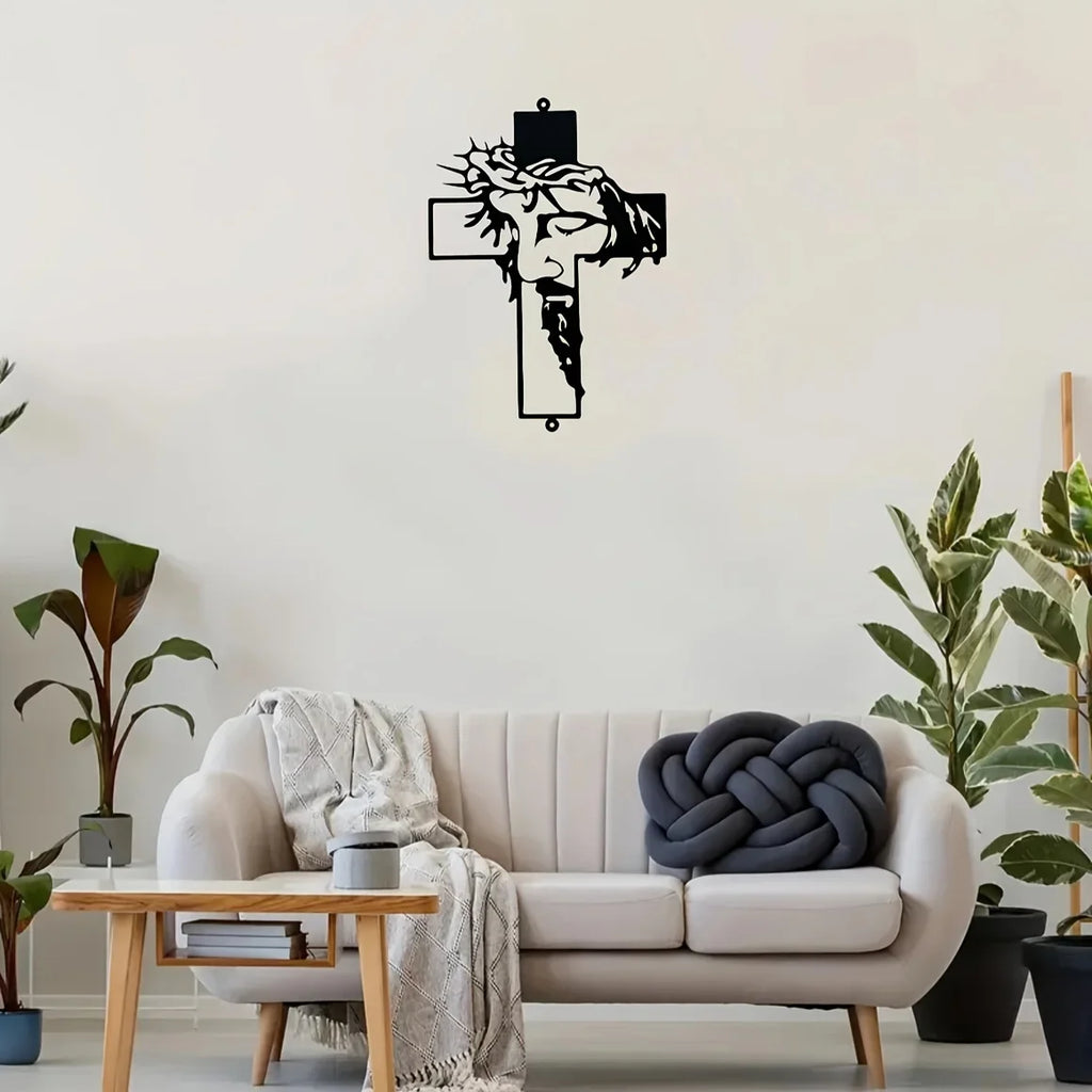 Rustic Jesus Cross Wall Art