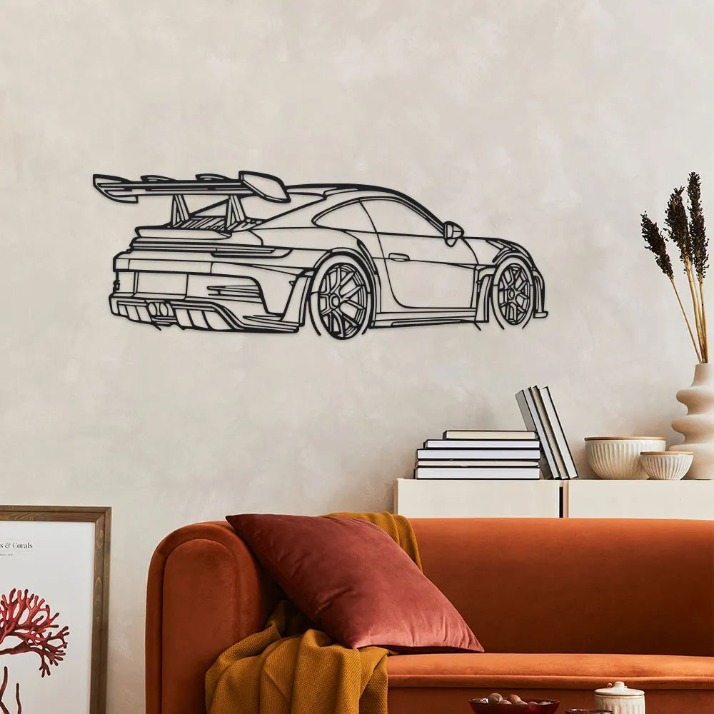 Minimalist Sports Car Metal Wall Art