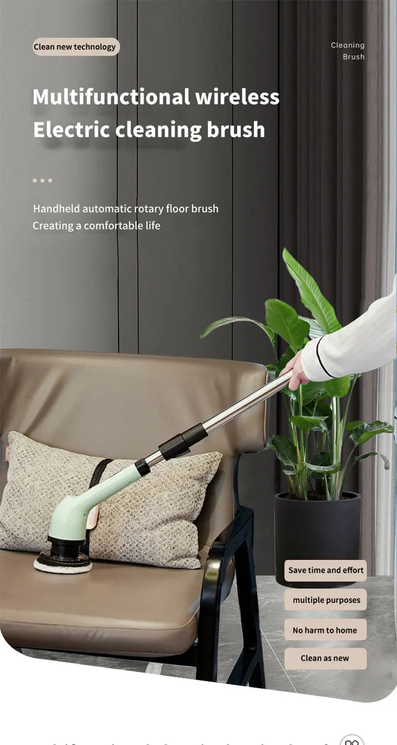 SpinForce™ 9-in-1 Electric Cleaning Brush