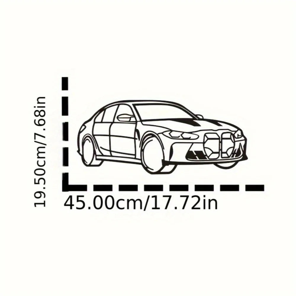 Performance Sports Car Metal Wall Art Collection
