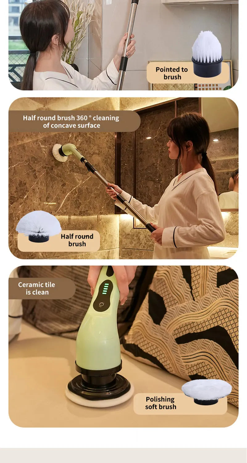 SpinForce™ 9-in-1 Electric Cleaning Brush