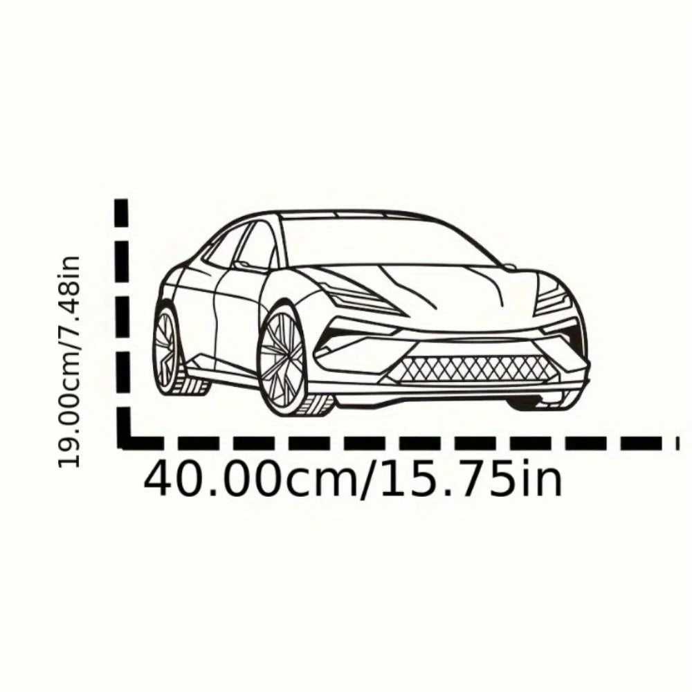 Performance Sports Car Metal Wall Art Collection