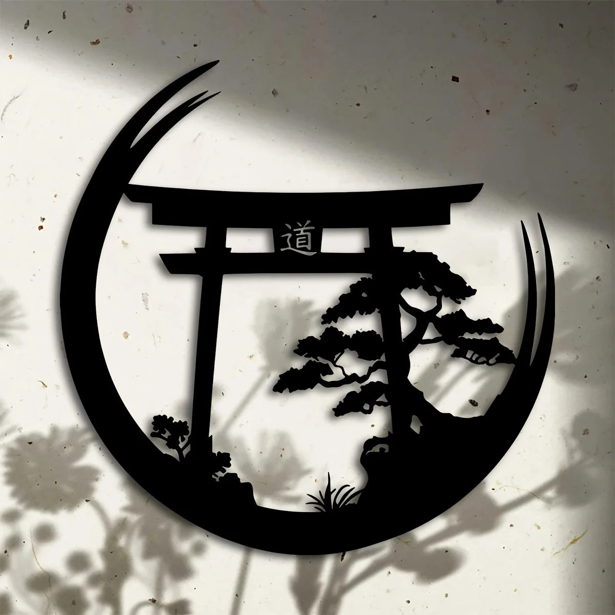 Zen Torii Gate Metal Wall Art
