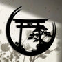 Zen Torii Gate Metal Wall Art