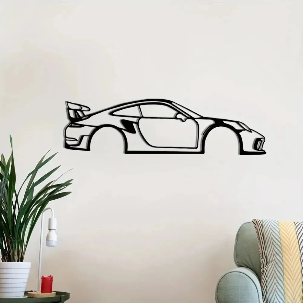 Performance Sports Car Metal Wall Art Collection
