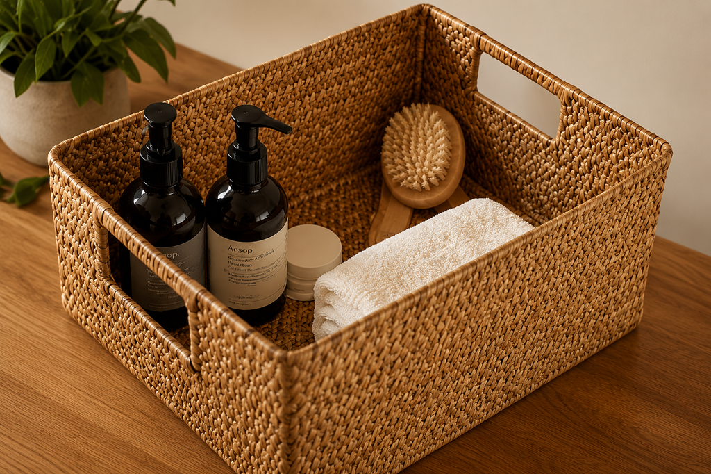 Nordic Woven Seagrass Basket