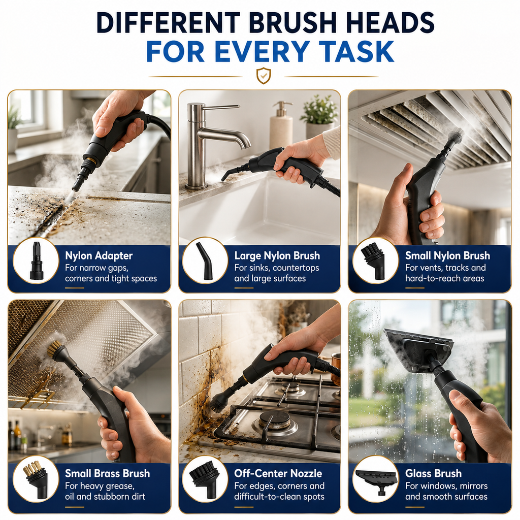 SteamForce™ Pro High-Pressure Handheld Steam Cleaner