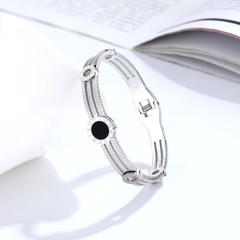 Timeless Roman Numeral Bangle