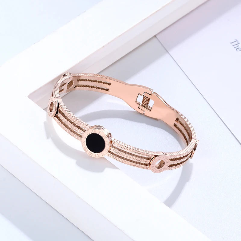 Timeless Roman Numeral Bangle