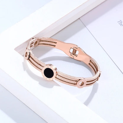 Timeless Roman Numeral Bangle