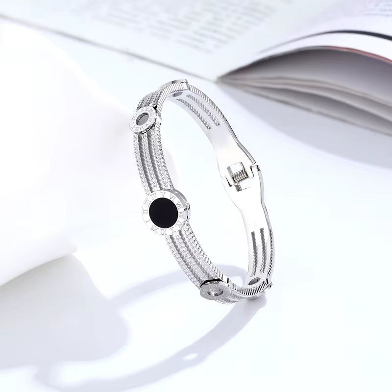 Timeless Roman Numeral Bangle