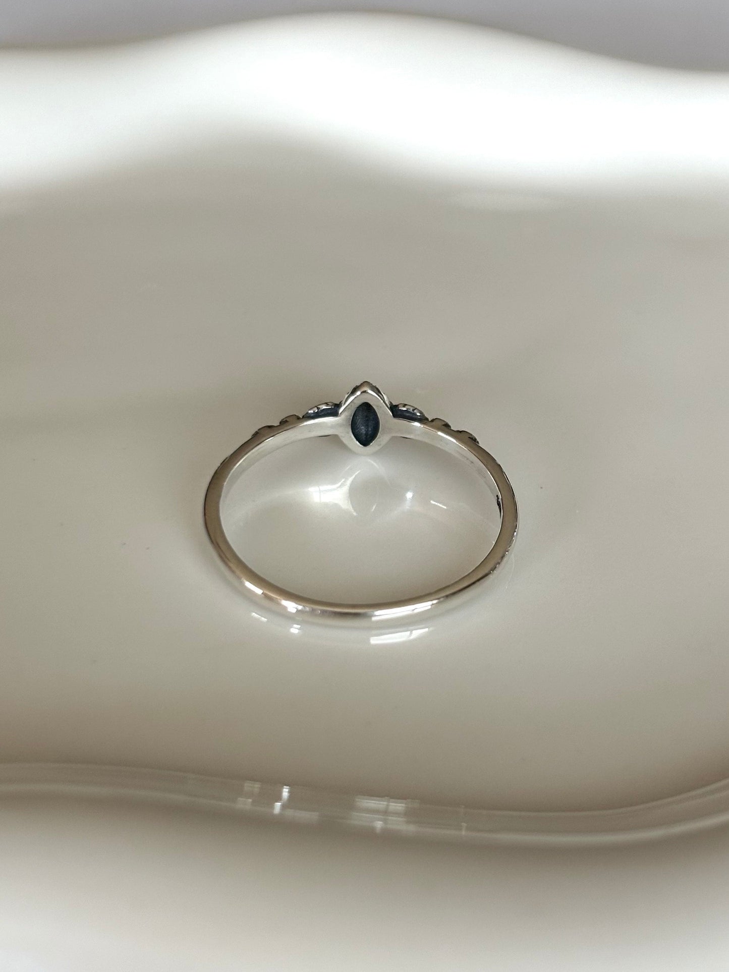 dainty 925 silver ring