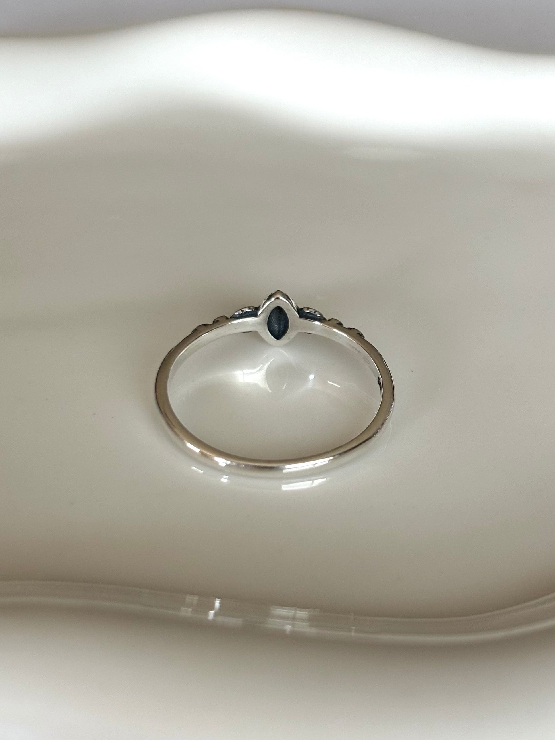 dainty 925 silver ring