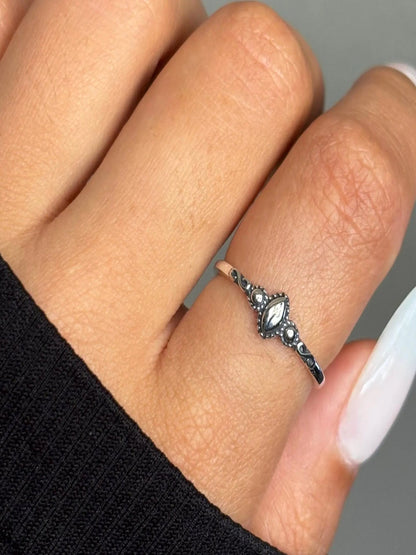 dainty 925 silver ring