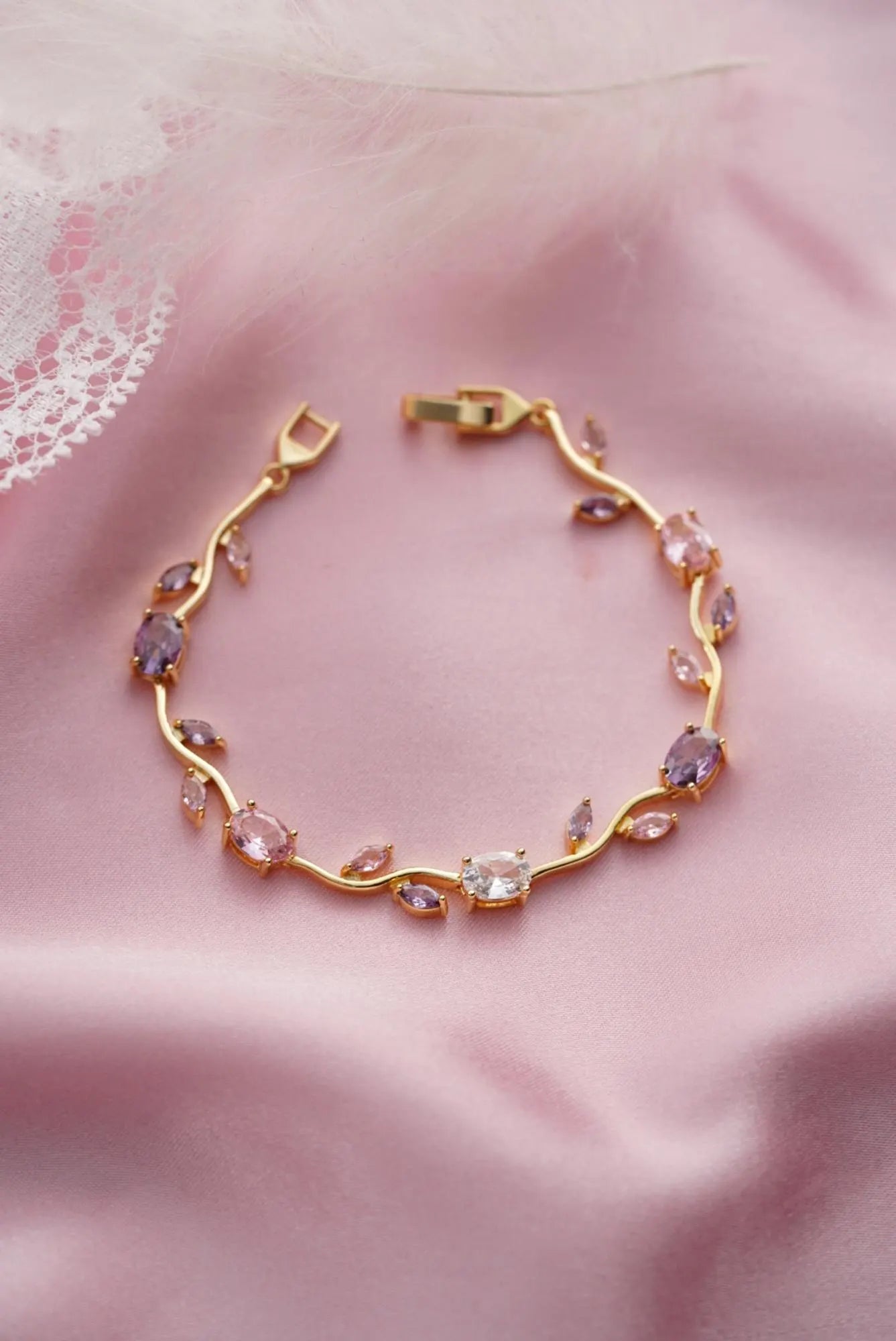 tulip bracelet
 floral bracelet gold
pastel crystal bracelet
 coquette jewelry
fairycore jewelry
gold flower bracelet
pink crystal bracelet
 lilac jewelry
 aesthetic bracelet
dainty gold bracelet
 romantic jewelry gift
 gift for her bracelet
 bridesmaid bracelet
 delicate floral jewelry
 soft girl jewelry
spring jewelry
cute gold bracelet
 feminine jewelry
nature inspired bracelet
 vintage style bracelet
 elegant gold bracelet
gold plated bracelet
 non tarnish bracelet
 hypoallergenic bracelet